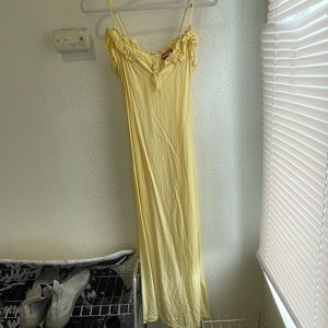 Yellow medium sized staud slip dress ! Very flattering